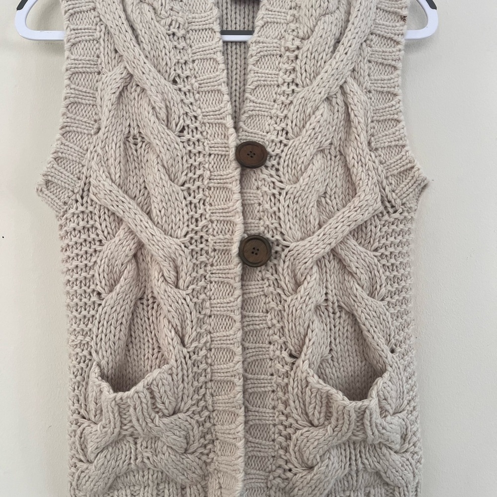 Rip Curl Women's Cable Knit Cardigan - Cream